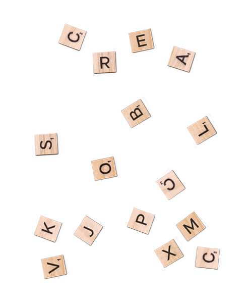 letras scrabble